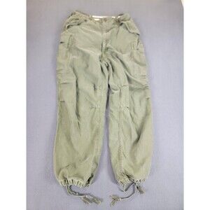Vintage US Army M-1951 Field Pants Mens Medium Cargo Drawstring 50s Military